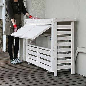エアコン室外機カバーがお買い得 大型タイプもありますョ ガーデンガーデン