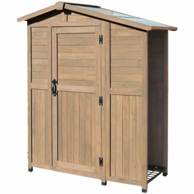 三角屋根モダン収納庫 両開きワイドタイプ_kroofw-1600