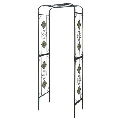 天然木製フレックスパーゴラアーチ190 2台組(埋め込み金具 天然木製フレックスパーゴラアーチ190 2台組(埋め込み金具